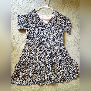 Cheetah print dress